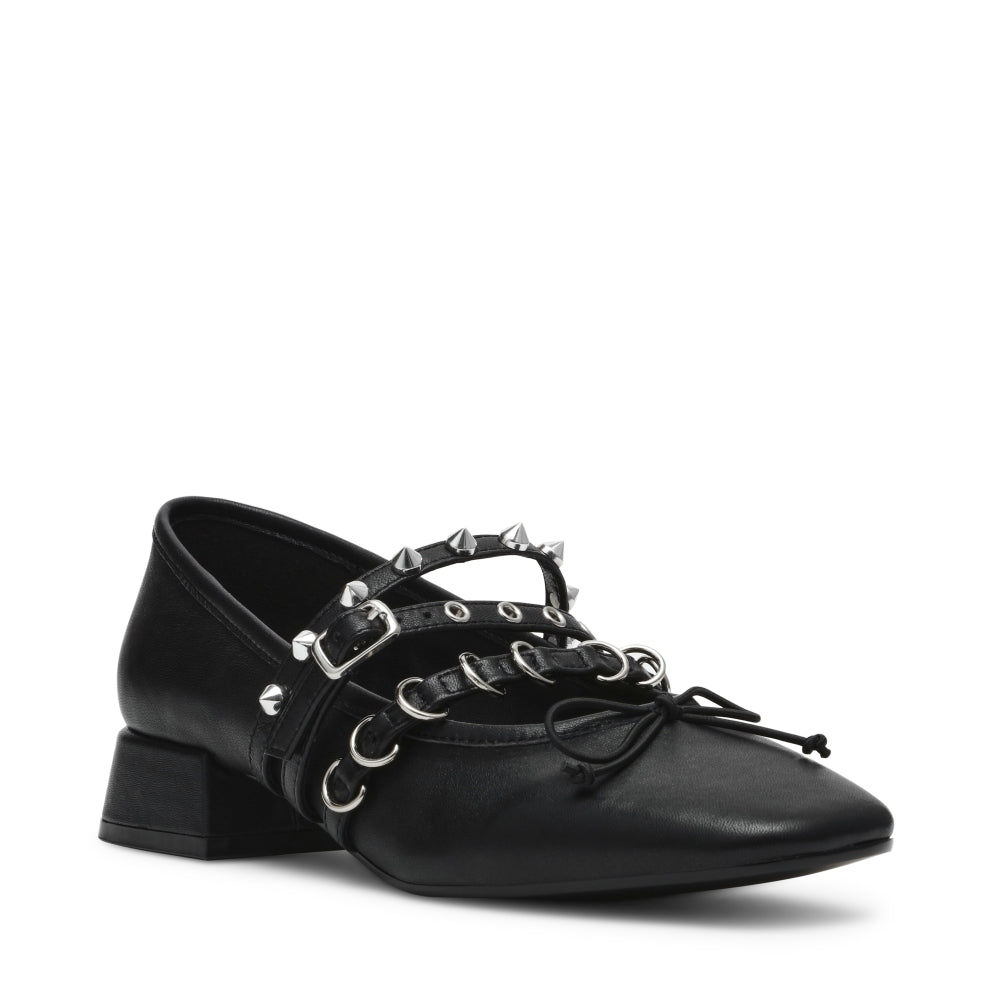 Clarks Un Loop Ease Sneaker - Black Leather Slip-On Mule For Women (US Size 0)