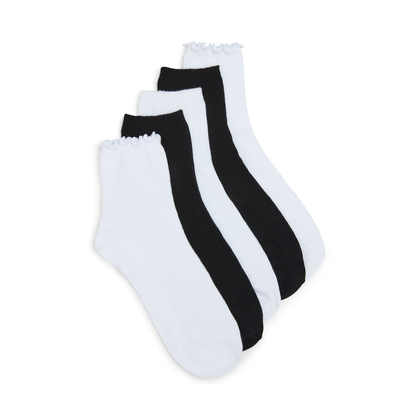 Calcetines Scallop Edge Blancos Mujer - view 2